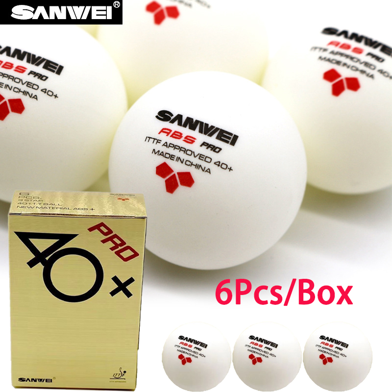 Table Tennis Olympics - SANWEI ABS PRO 3-Star 40+ Piłki